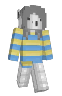 Front of ClownPiercer's skin