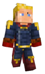 Vroomuh's Minecraft skin wearing the Migrator cape