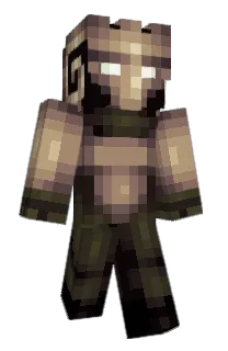 Front of Waittle's skin