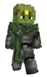 tom thumb and log cabin Minecraft skin — Slim model