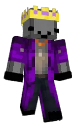 boulder and black Minecraft skin — Classic model