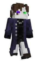 martinique and steel gray Minecraft skin — Slim model — first worn by Fakerunh