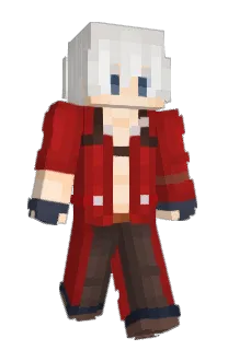 Front of BluLol's skin