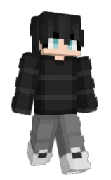 mine shaft and cod gray Minecraft skin — Slim model