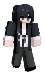 tuna and black Minecraft skin — Classic model — first worn by US5515
