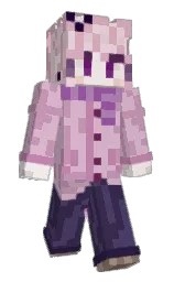 pink flare and oyster pink Minecraft skin — Slim model