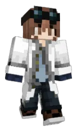 black and white Minecraft skin — Classic model — first worn by catcuteforever