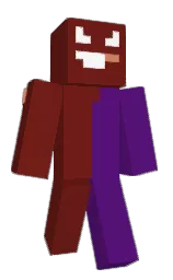 moccaccino and persian indigo Minecraft skin — Classic model — first worn by TwoColourFullYT