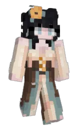 millbrook and parchment Minecraft skin — Slim model — first worn by dipxi