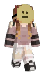 EmojiBurst's Minecraft skin wearing the Pan cape