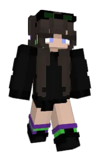 Front of Cyanpurplexed's skin