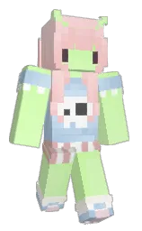 snow flurry and reef Minecraft skin — Slim model — first worn by Juiaaa_zx