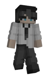 1Bleached Minecraft avatar full body