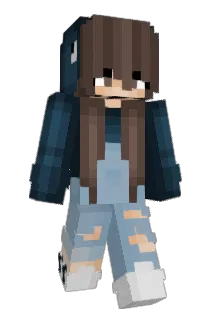 1Girl1Win Minecraft avatar full body