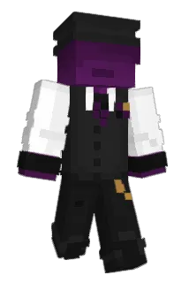 1Glotched Minecraft avatar full body