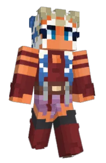 Front of Lairened's skin