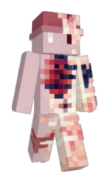 pink flare and cinderella Minecraft skin — Slim model