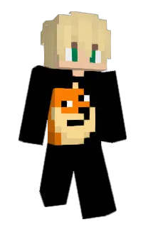 Front of Nareq's skin