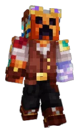 MinePortal's Minecraft skin wearing the Aurora cape