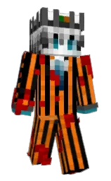 black and white Minecraft skin — Slim model