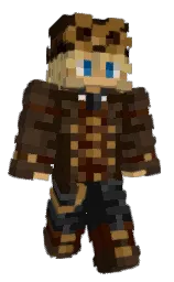 TotalKrafting's Minecraft skin wearing the Builder cape
