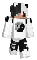 gallery and white Minecraft skin — Classic model