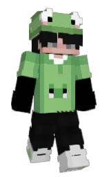 olivine and aqua forest Minecraft skin — Slim model — first worn by raniprox