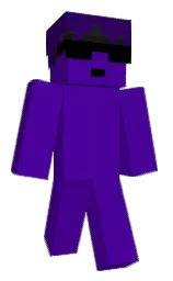 purple and cherry pie Minecraft skin — Slim model