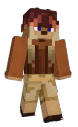 paarl and cocoa bean Minecraft skin — Classic model — first worn by phazbug