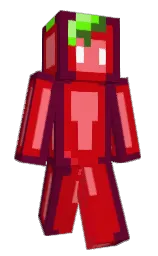 white and black rose Minecraft skin — Slim model