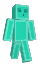 HelloGirlypop's Minecraft skin wearing the 15th Anniversary cape