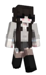 Nofkta's Minecraft skin wearing the Aurora cape