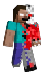 majoskrr's Minecraft skin wearing the Menace cape