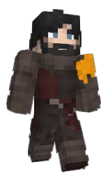 MustafAlpha's Minecraft skin wearing the Migrator cape