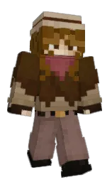deep bronze and deep oak Minecraft skin — Slim model — first worn by skemopy