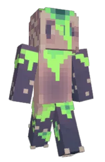Front of Paccheta's skin