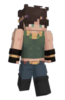 Front of NightmareGrown's skin