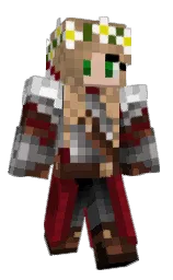 bulgarian rose and black Minecraft skin — Classic model