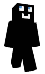 black and mint green Minecraft skin — Classic model