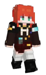 Jzca's Minecraft skin wearing the MCC 15th Year cape