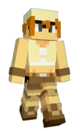 GiridaGamer's Minecraft skin wearing the Builder cape