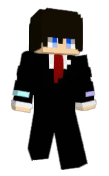 black and nero Minecraft skin — Slim model