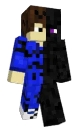 double colonial white and black Minecraft skin — Classic model