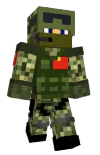 Front of Minecraft skin