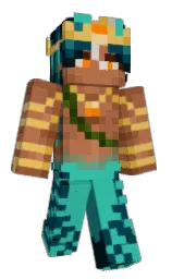 sherpa blue and genoa Minecraft skin — Classic model — first worn by LIAMIFI3D