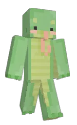 Shhnakes's Minecraft skin wearing the Migrator cape