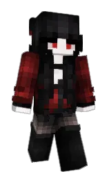 KanserMiyim's Minecraft skin wearing the Aurora cape