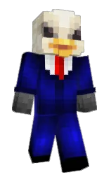 black and almond Minecraft skin — Slim model