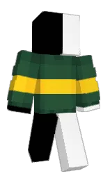 DinoVotPC's Minecraft skin wearing the Cherry Blossom cape