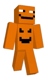 clementine and black Minecraft skin — Classic model — first worn by AK_Warrior113
